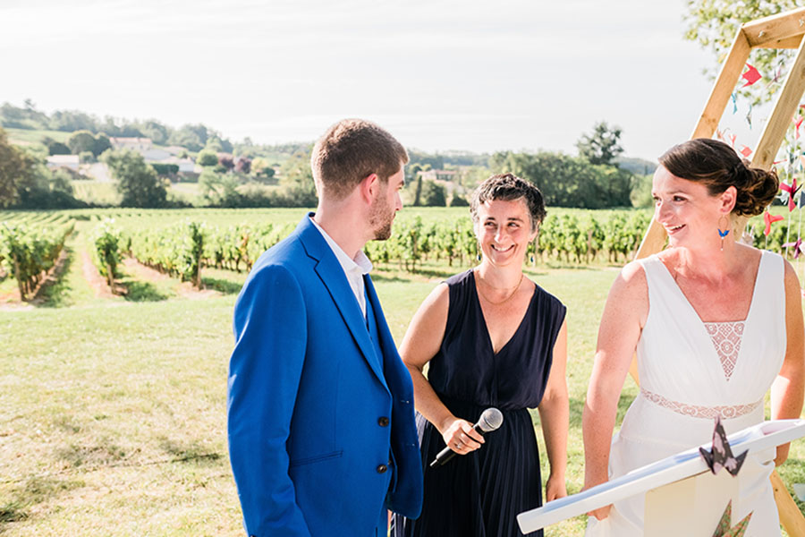 Mariage atypique au château