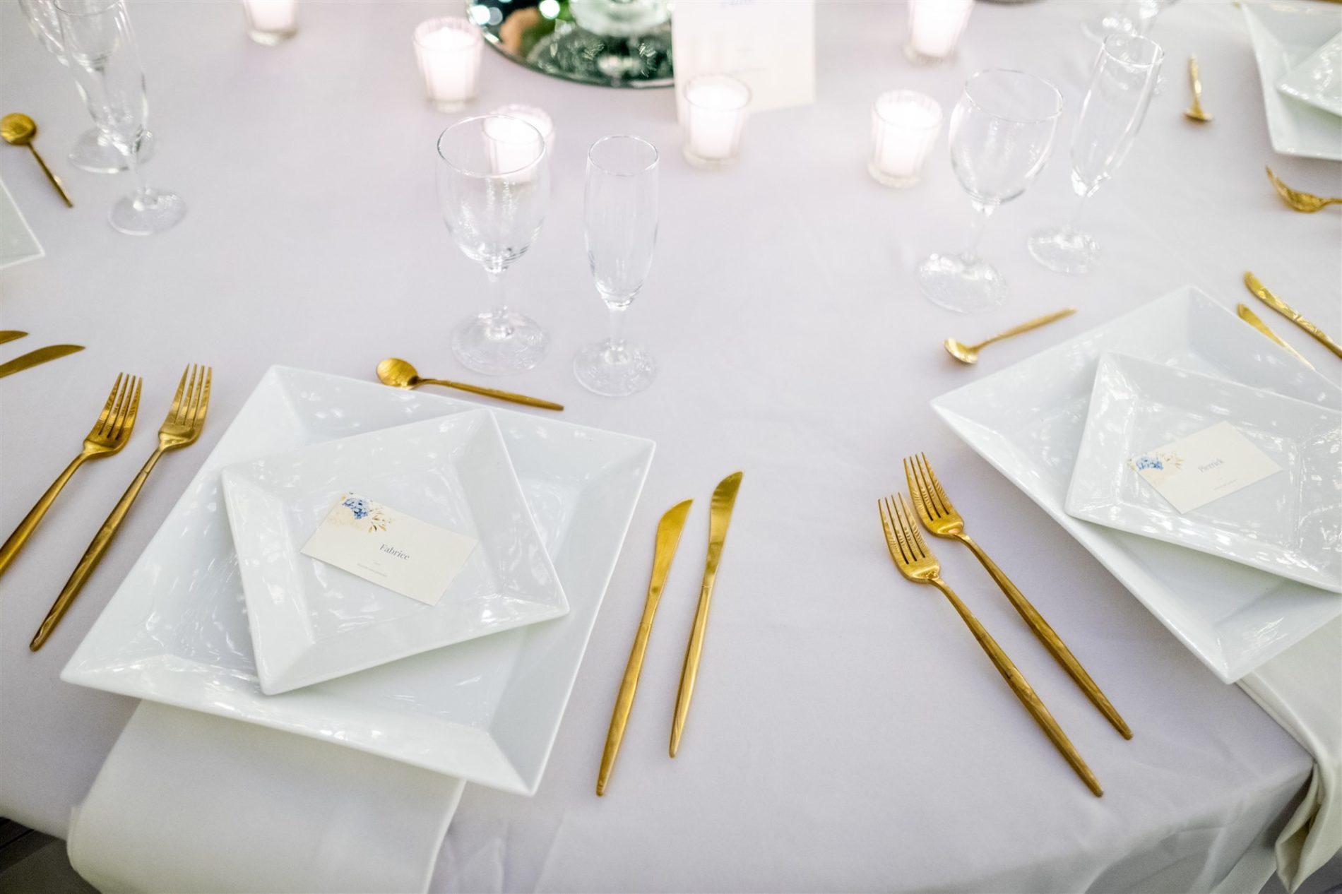 art de la table mariage