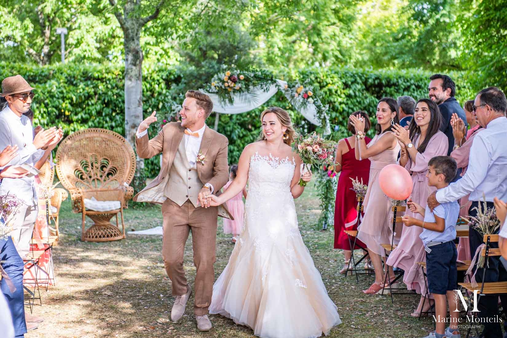 sortie de cérémonie de mariage bordeaux